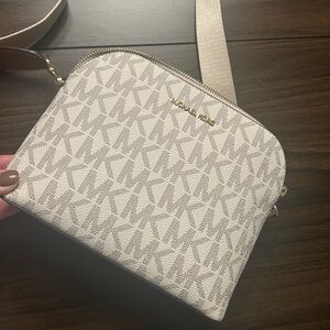 Michael Kors Cream Crossbody Camera Bag